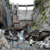 Rebaje del agua para la reparación